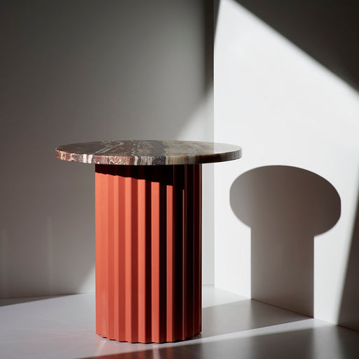 LISETTE RÜTZOU | Column Table 40 cm | Coral & Red