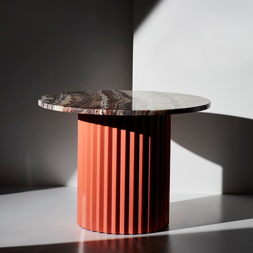 LISETTE RÜTZOU | Column Table 60 cm | Coral & Red